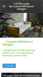 Mobile Screenshot of customminiaturedesigns.com